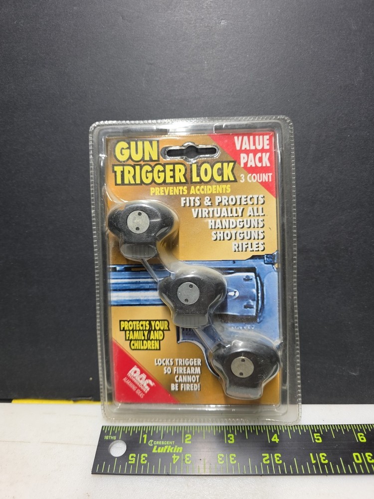 gun trigger lock Set of 3 New Package