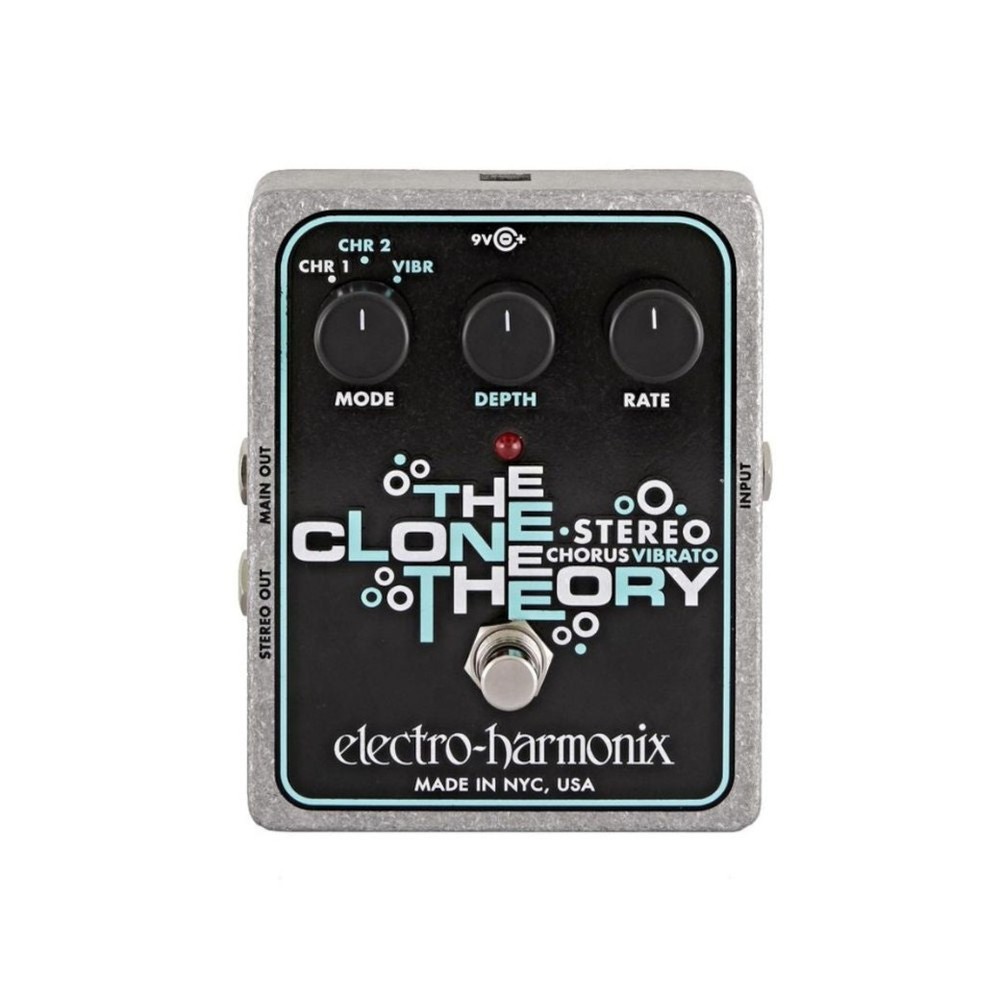 Electro-Harmonix Stereo Clone Theory Analog Chorus Effect Pedal