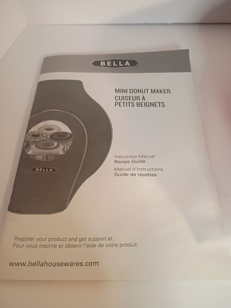 Bella Mini Donut Maker New In Box Never Used Red Make 7