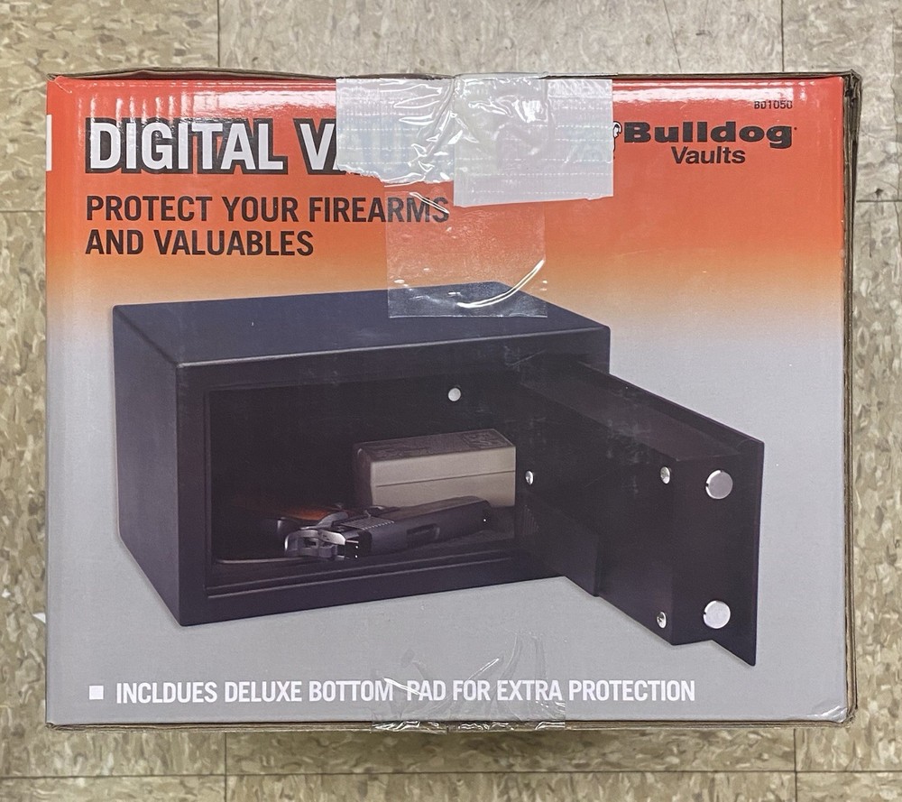 BULLDOG VAULTS DUAL ACCESS BD1050 BLACK FIREARM VALUABLE SAFE