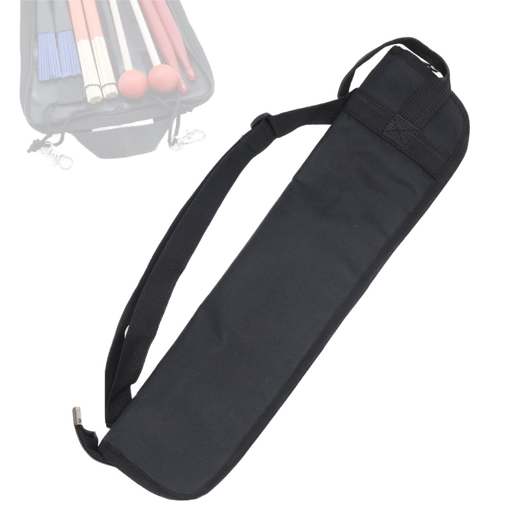 Portable Drumstick Bag - Small Storage Case With Hooks Inside for Drum Set Ma...