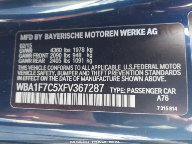 CONTROL PANEL OEM 2014 BMW 228I 1YR WRNTY