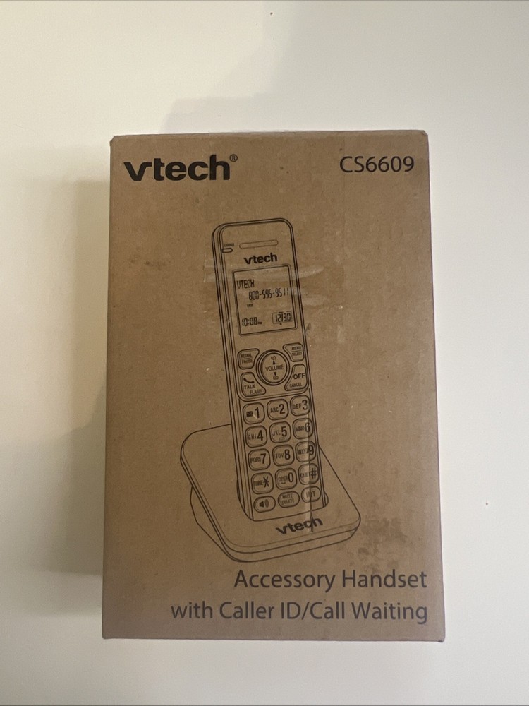 VTech CS6609 Single Line Phone NIB Accessory handset