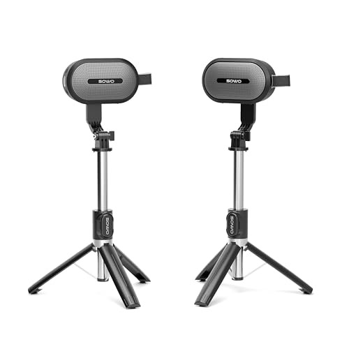 Wireless Dual Bluetooth Speakers Set, Adjustable Stands 2Pcs, High-Fidelity