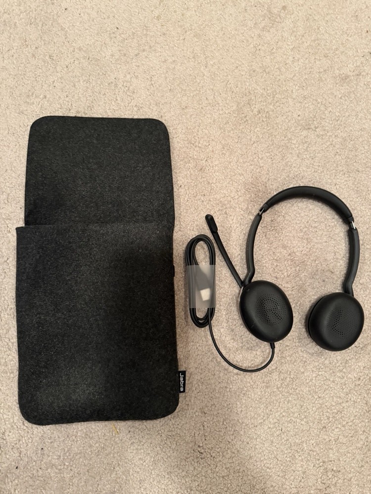 Jabra Evolve2 30 SE MS Stereo Wired Headset - No Box, NEVER used.