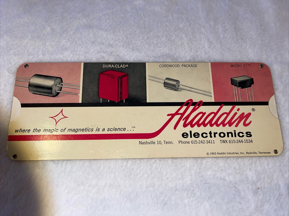 Vintage: Aladdin Electronics Transformer Low Frequency Response Calculator 1963