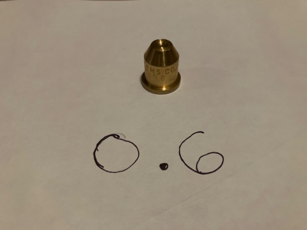 TeeJet spray tip full cone TG 0.6 brass - NOS