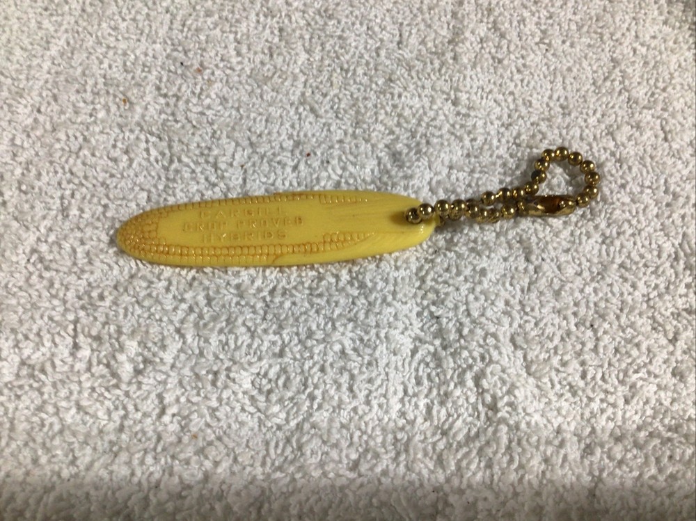 Cargill Hybrid Seed Corn Advertising Plastic Key Chain
