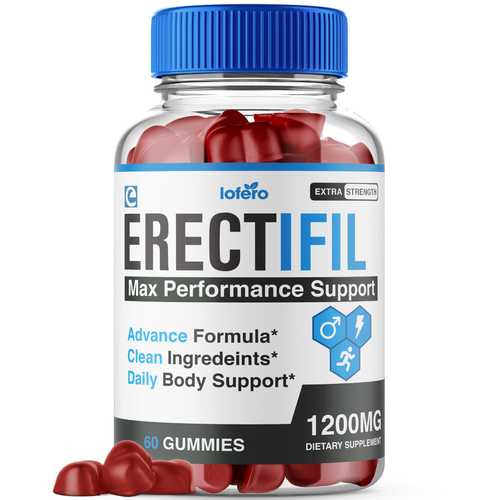 Erectifil Male Gummies, Erectifil Advanced Men Performance Support (60 ct)