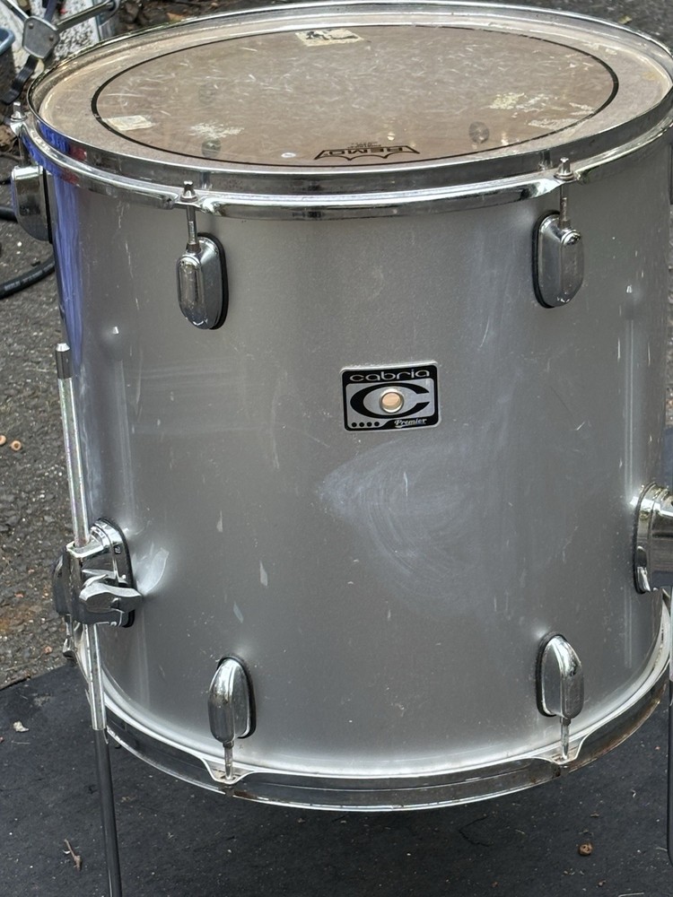 Premier Cabria 16” Floor Tom Silver
