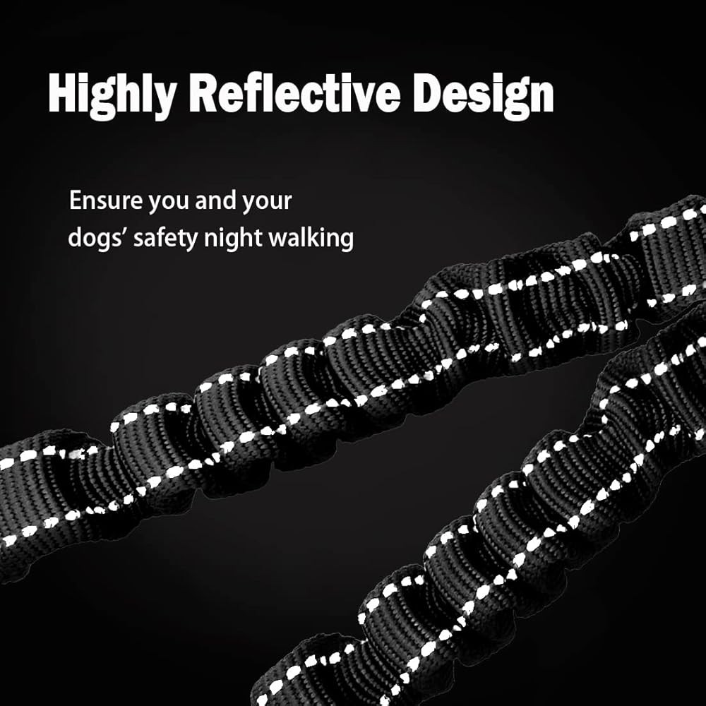 3 Way Dog Leash Coupler Heavy Duty No Pull Multiple Double Free