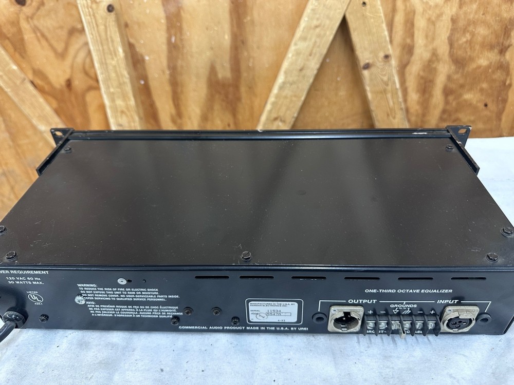 JBL UREI 5547A Mono 30 Band Graphic Equalizer EQ - READ