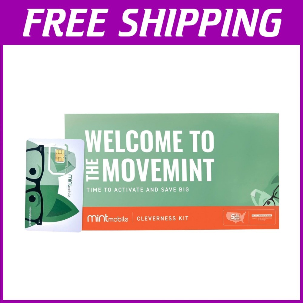 3- Unlimited Talk, Text & Data Plan + SIM Card