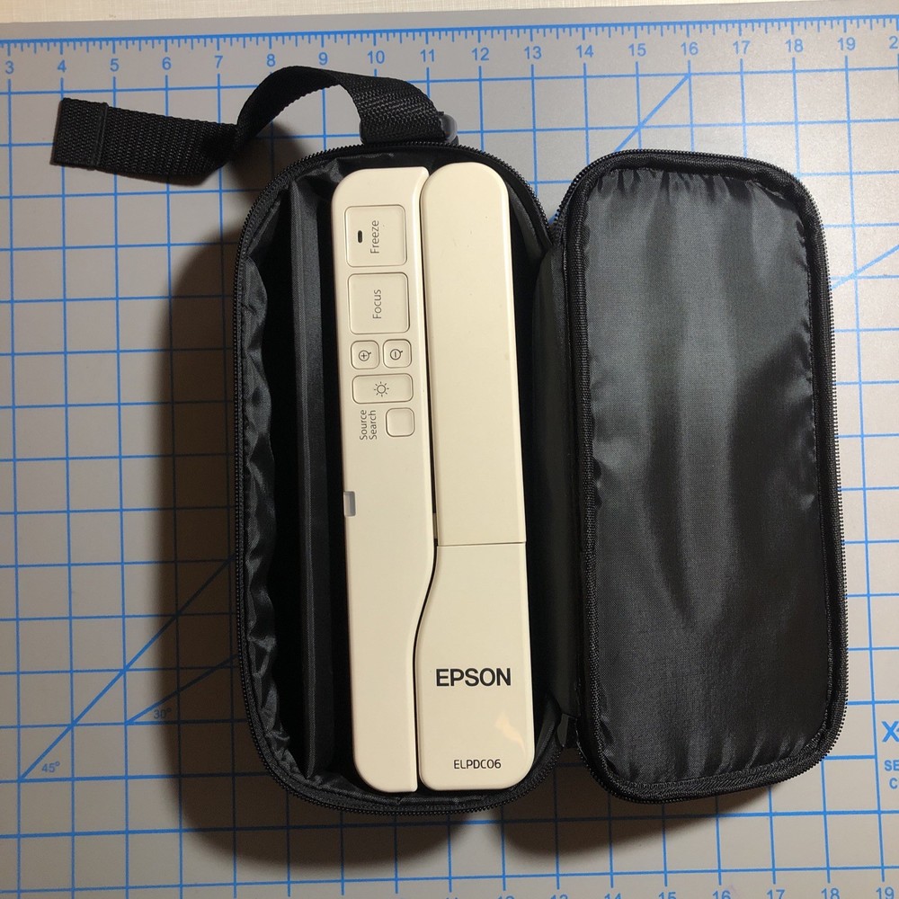 TESTED - Epson ELPDC06 Portable Compact Document Camera w/Case