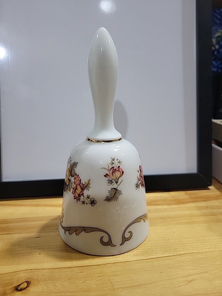 Antique Bareuther Bavaria Germany Porcelain Dinner Bell