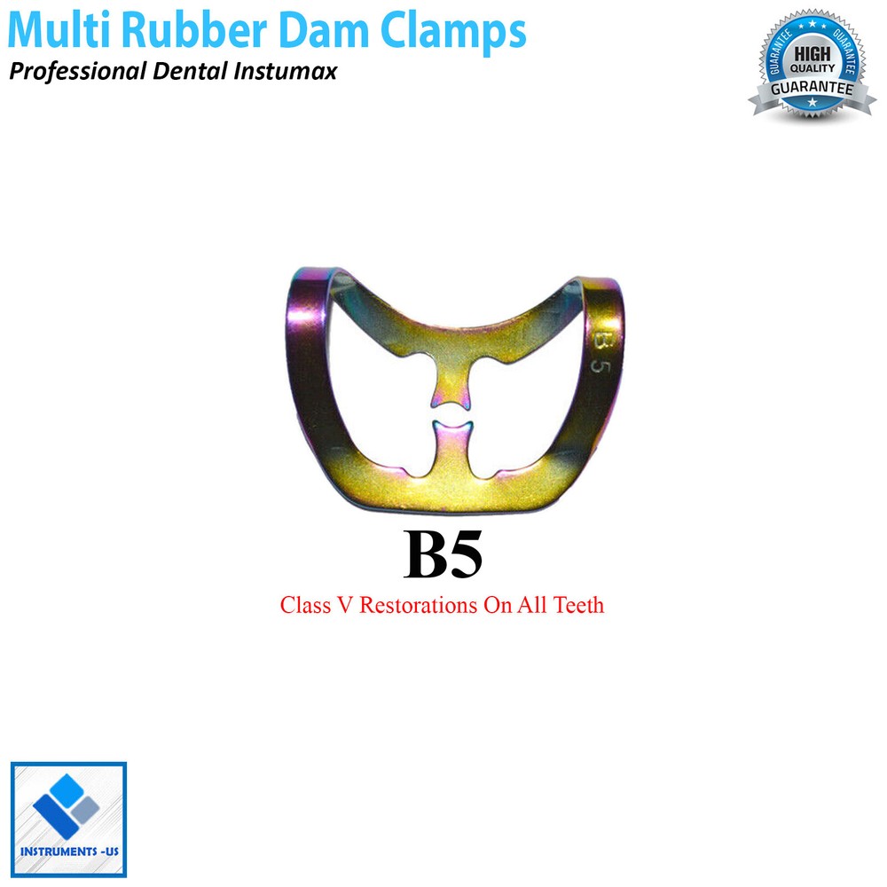 Brinker Dental Clamps Hygienic Rubber Dam Tissue Molar Retractor Universal Tools