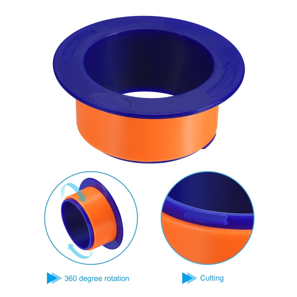 2Pcs 4 Inch Shrink Wrap Handle for 76mm Above Core, Dark Blue