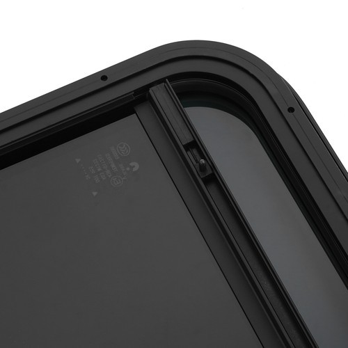 2Pcs RV Window Slide Window Rectangular Vertical Clip-on Mounting Venting Window