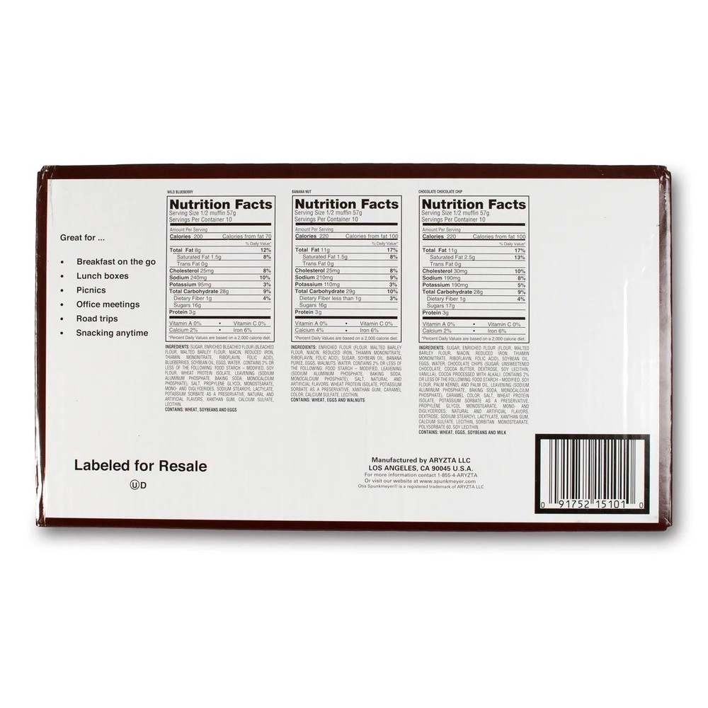 Otis Spunkmeyer Muffin Variety - 15/4 oz.