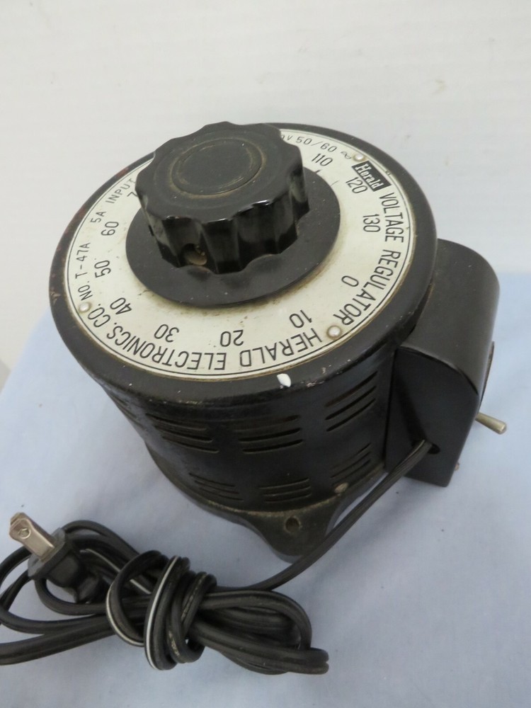 Vintage Electrical Voltage Regulator Herald T-47A