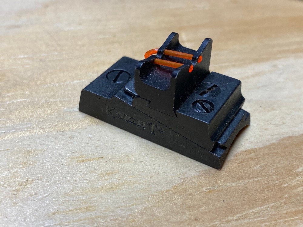 Complete Knight Muzzleloader Rear Sight Fits different models check hole spacing