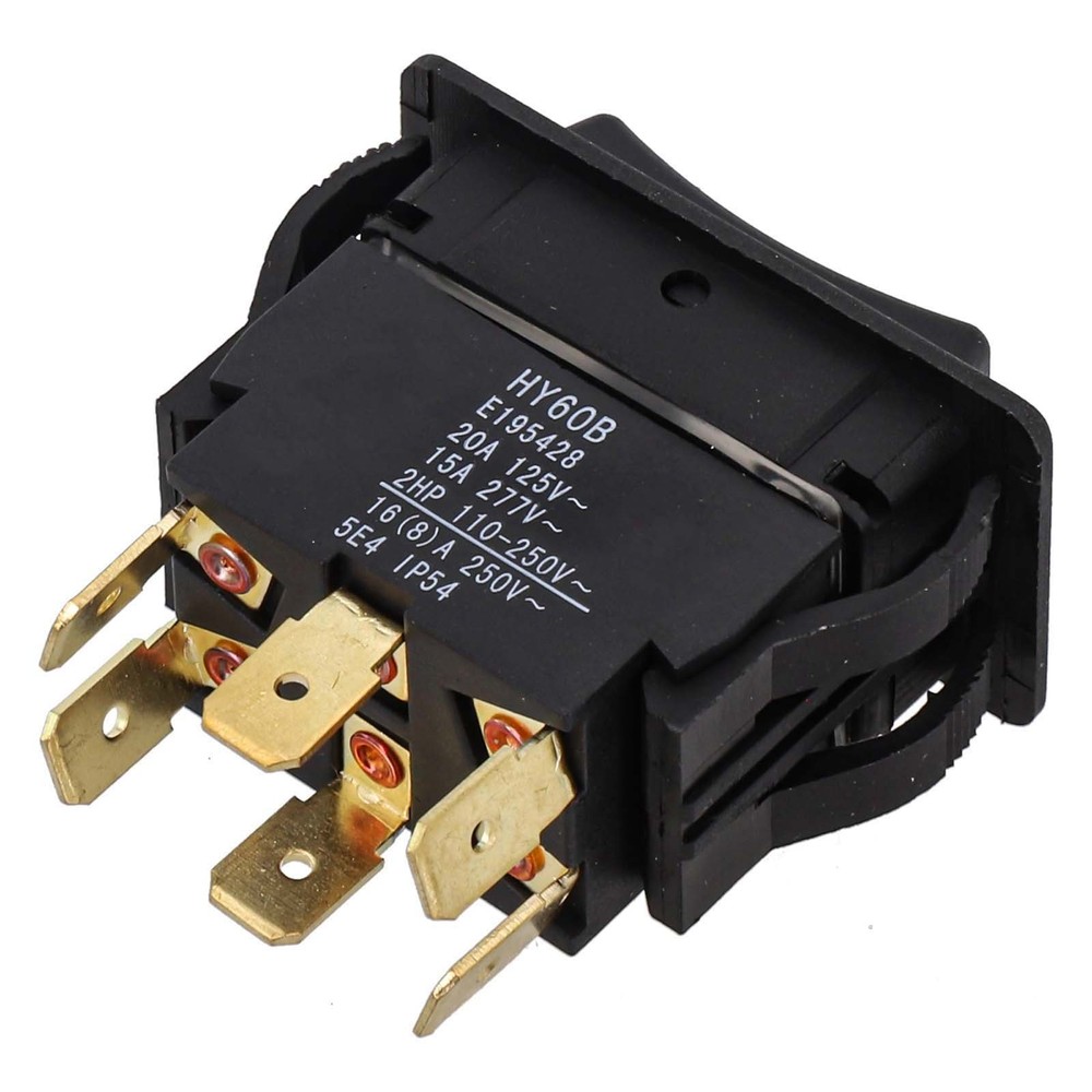 HY60B Robust Rocker Switch Designed to Handle Strong Power Loads Efficiently