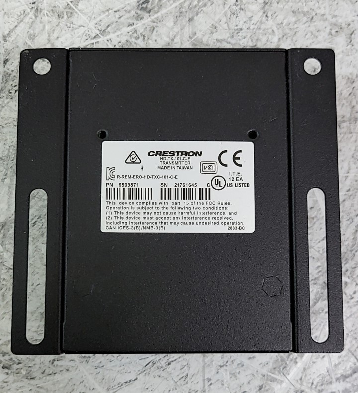 CRESTRON HD-RX-101-C-E 6509871 Receiver & Transmitter