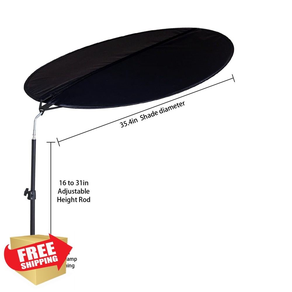 Office Cubicle Desk Shade, Foldable 36 Inch, Light-Proof Canopy