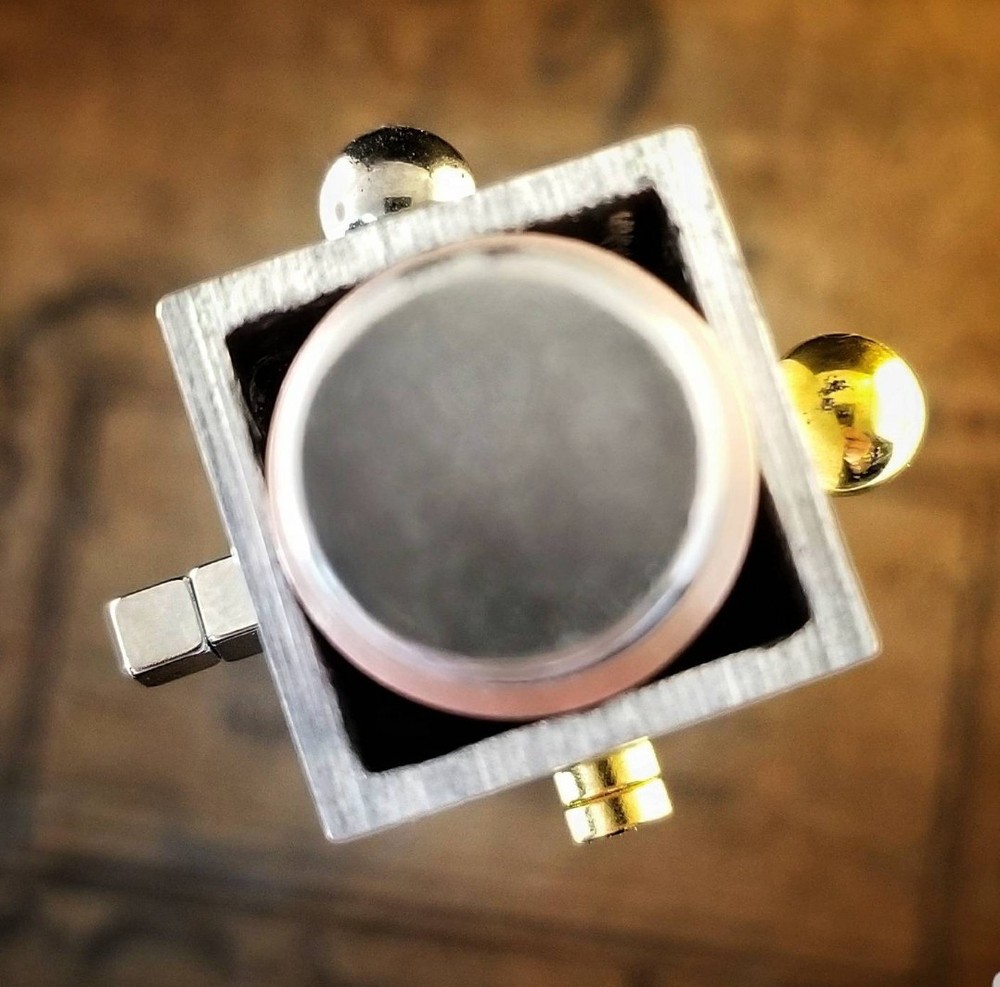 Science Art - "Dichotomy" True Levitation Bismuth, Element 83 Handcrafted Maglev