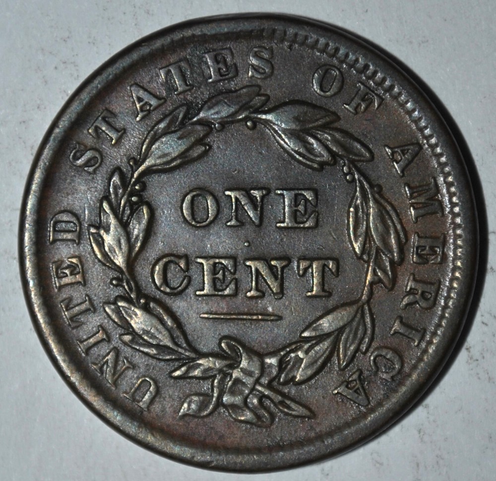 1838 Coronet Head Large Cent {{{T424