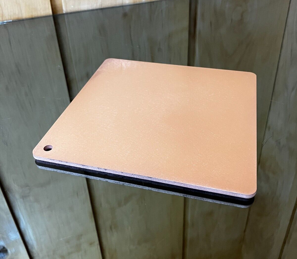 1/8” Thick Pure Copper Heat Diffuser 6” Square Stove Topper Defrost Plate