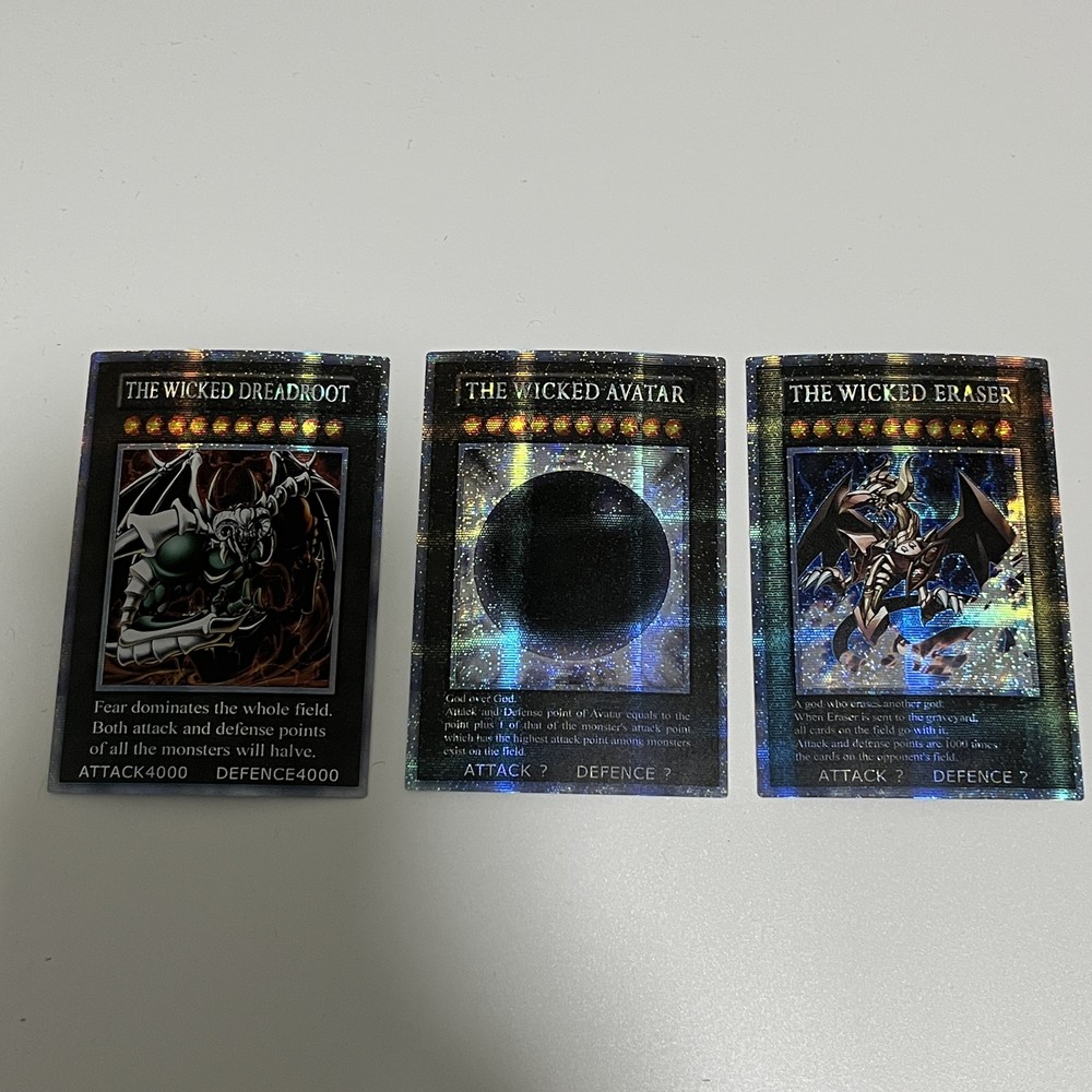 CUSTOM|Wicked God 3Card SET|Secret|Eng|DIY DisplayONLY