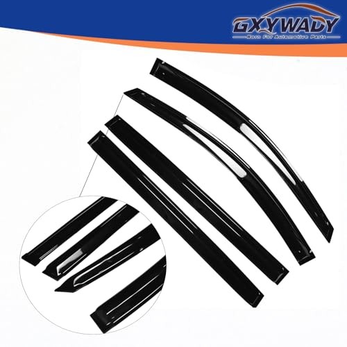 Side Window Vent Visor Rain Deflector Guard Replacement for Sienna 2004 2005