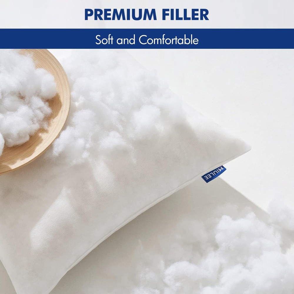 MIULEE Pillow Insert 26X26 Inch, Decorative Square Throw Pillow Inserts, Premium