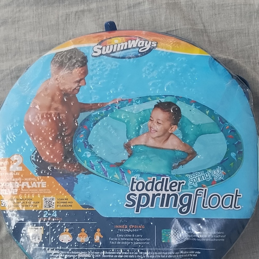 SwimWays Toddler Spring Float Inflatable Pool Float Model 20826AGR