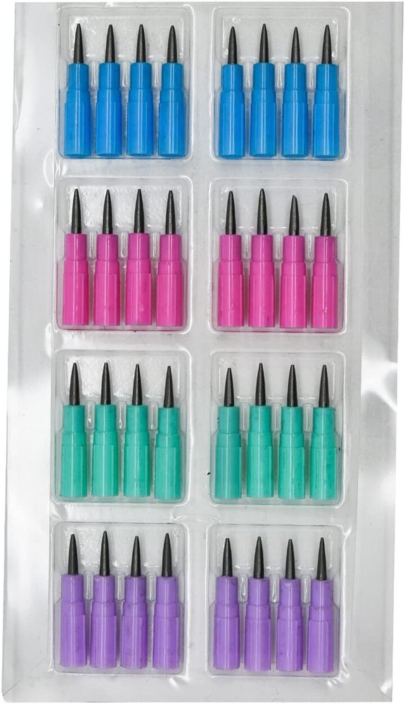 12 Packs Stackable Pencil Refills Non Sharpening 1 Count (Pack of 12)