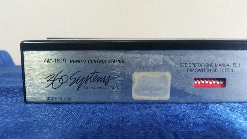 360 Systems AM-16/R Remote Control Station