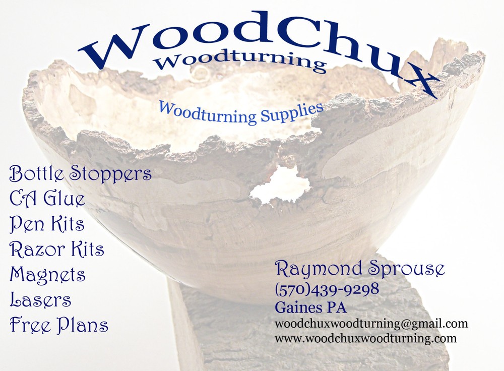 Threaded Insert for Bottle Stopper Chuck: 4 pack Woodturning Lathe