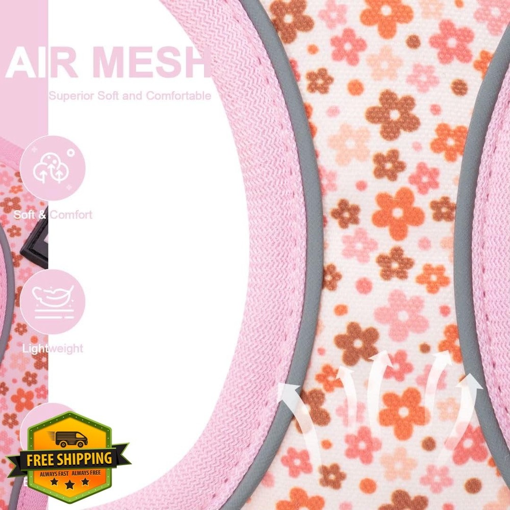 PINA No Pull Dog Harness Leash Set Small Medium Breathable Mesh