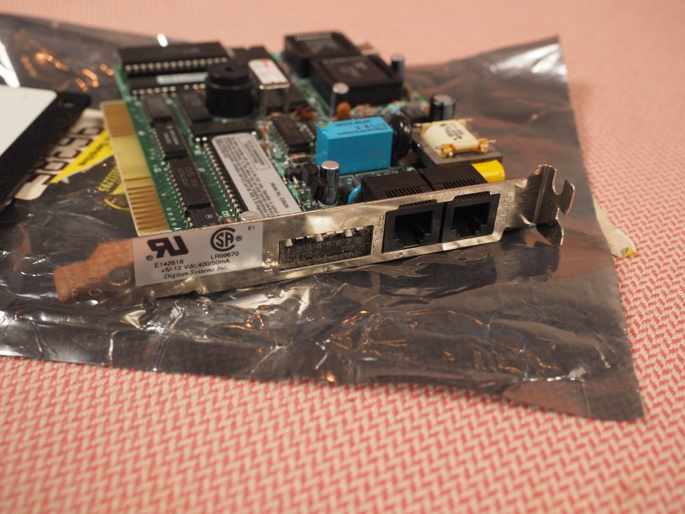 DELL 27863 ISA INTERNAL MODEM DIGITAN SYSTEMS DS92M