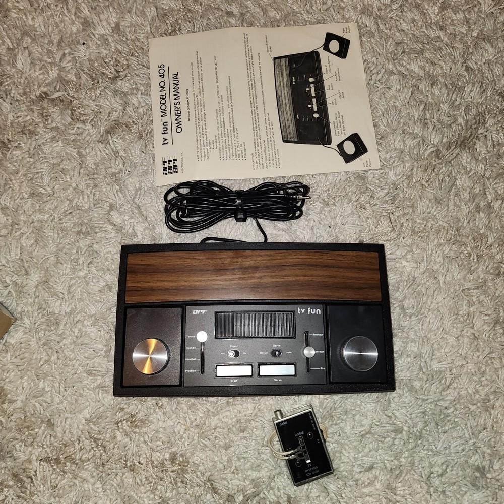 APF TV FUN MODEL 405 ORIGINAL BOX AND INSTRUCTIONS UNTESTED