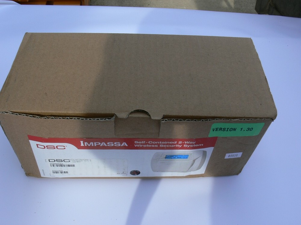 DSC IMPASSA Self-Contained 2-Way Wireless Security Alarm System No AC = Hardwire