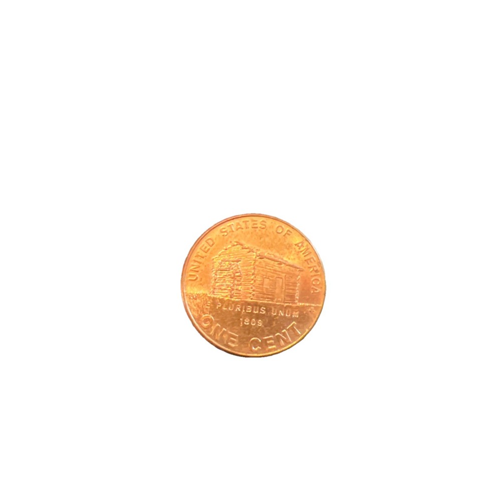 2009 Lincoln Log Cabin Penny No Mint Mark Errors