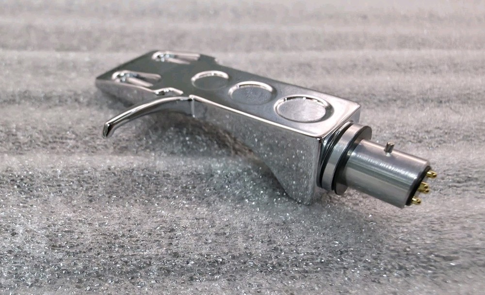 Original Technics Headshell. Extremely Rare. Chrome Plated. "Beautiful"