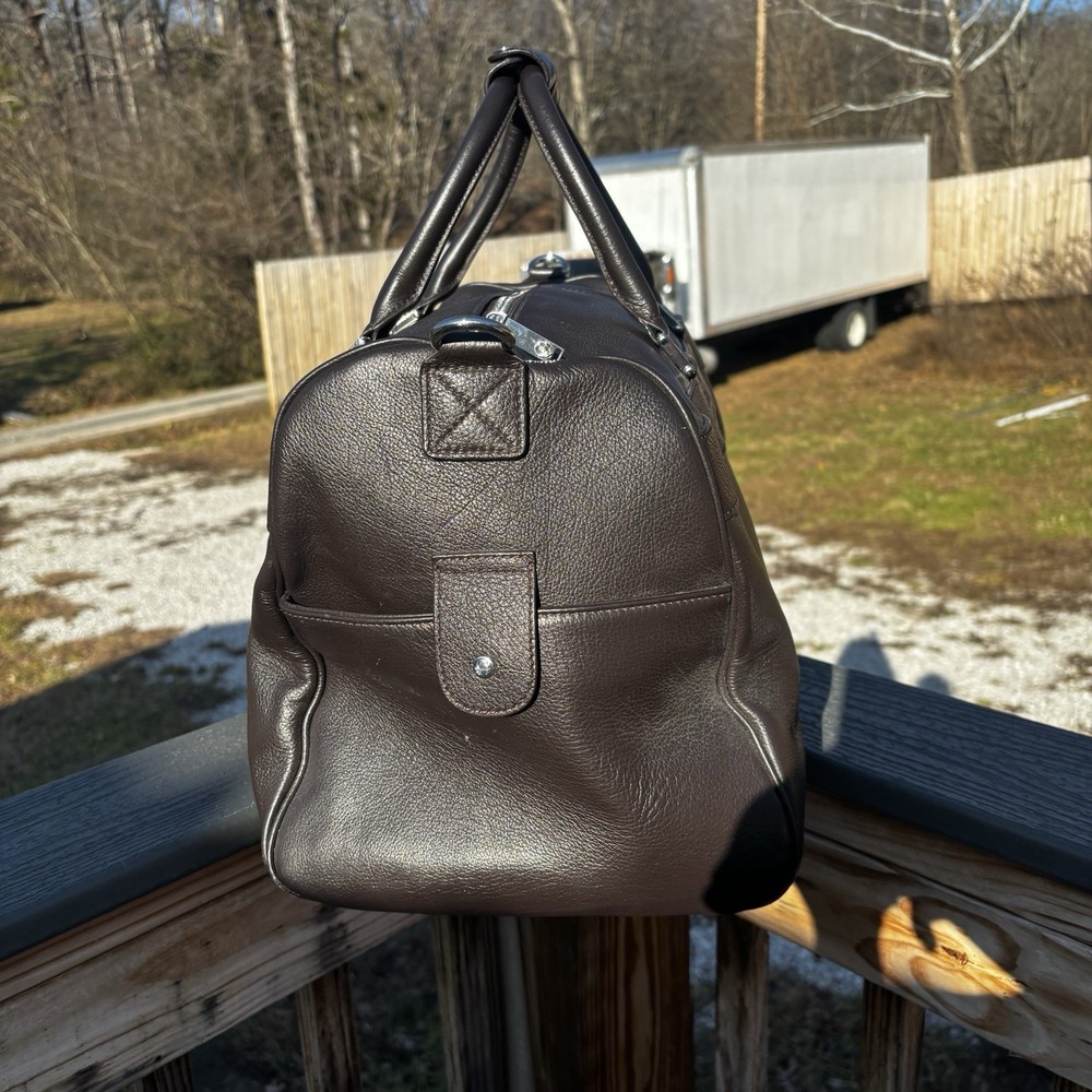 Ossington Genuine Leather Weekender, Dark Brown