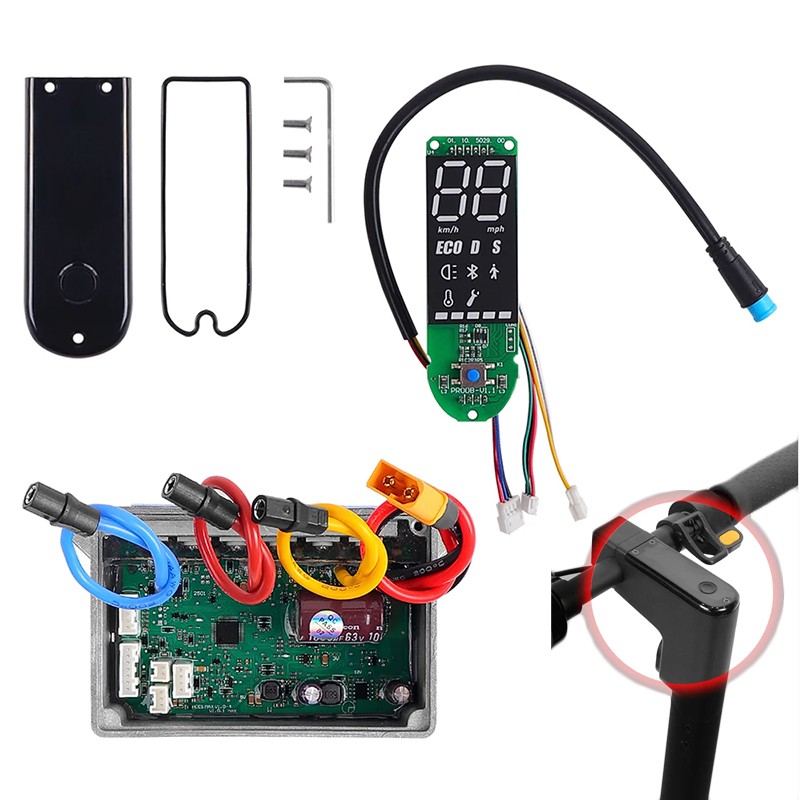 Controller + Dashboard Display Panel for Segway Ninebot MAX G30 E-Scooter Parts
