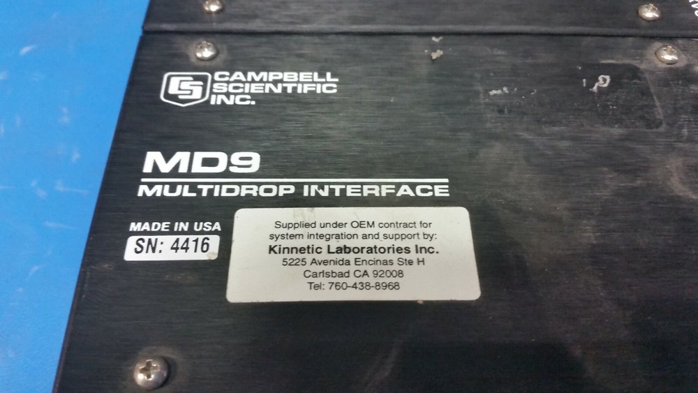 4 Campbell Scientific MD9 Multidrop Interface