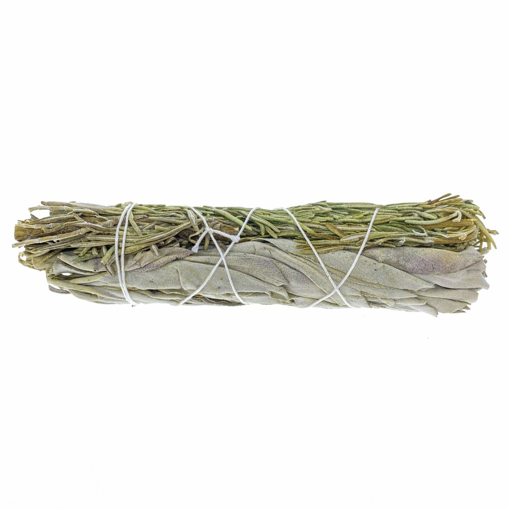 Smudge Stick - 5" Rosemary & White Sage Bundle with Instructions - Healing