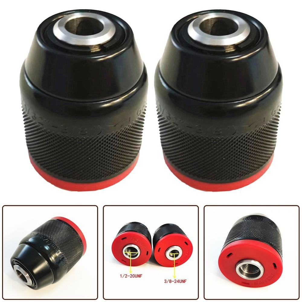 Easy Lock and Release Electric Drill Chuck with All Metal Construction
