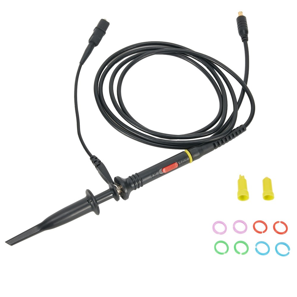 Compact MCX Oscilloscope Probe Kit 1X Clip for Accurate Readings